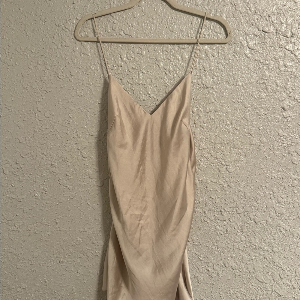 Ivory Slip Mini Dress